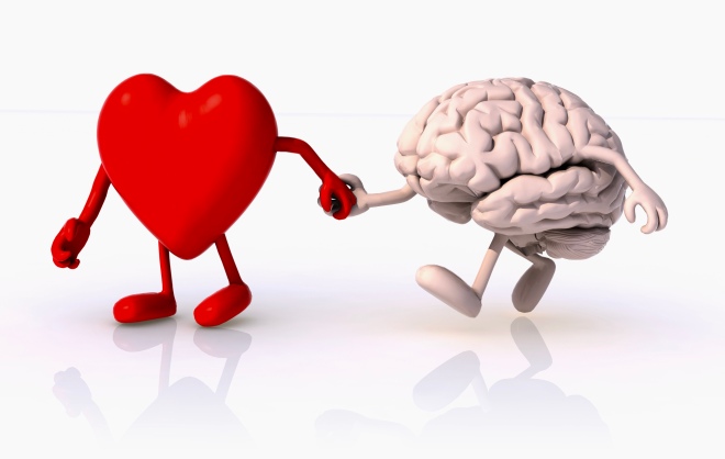 heart and brain that walk hand in hand